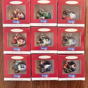 SAN FRANCISCO 49ERS Hallmark Vintage 1995 NFL Helmet Ornament